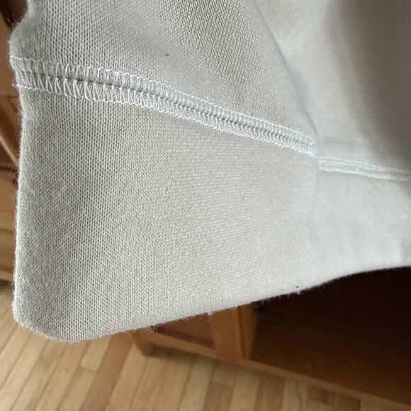 Goodnight Macaroon Leopard Print Design Cream Pullover Cropped Sweatshirt Small - Picture 5 of 7